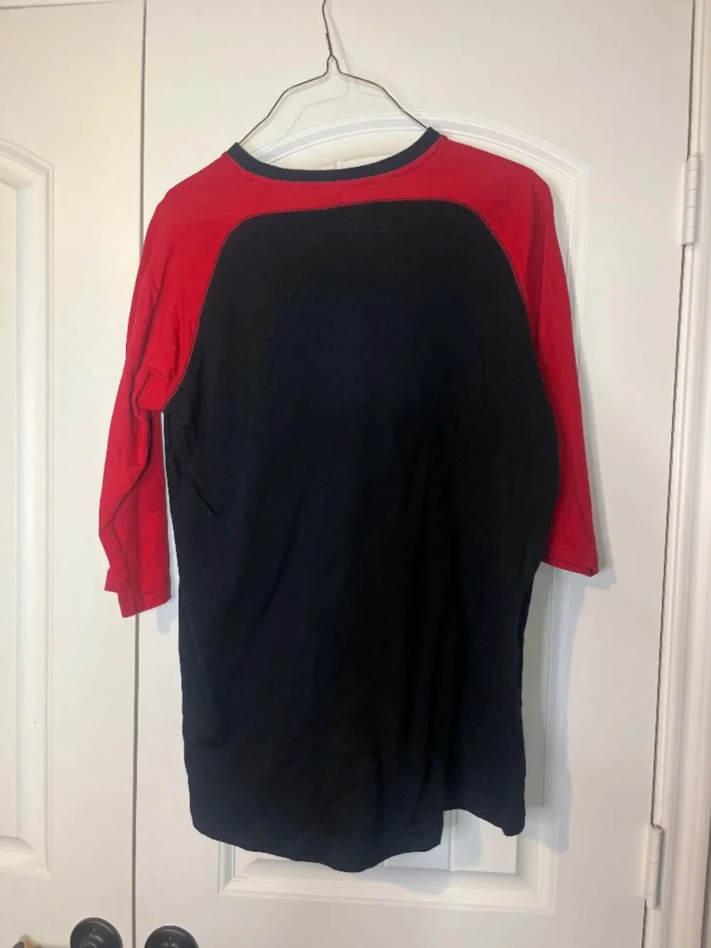 Nike Air Jordan 23 True 3/4 Raglan Tee Black/Red - Size Large